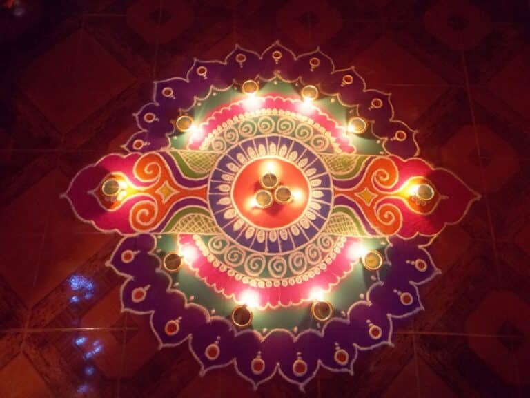 Why Do Indian Households Draw Rangoli or Kolam at the Threshold?