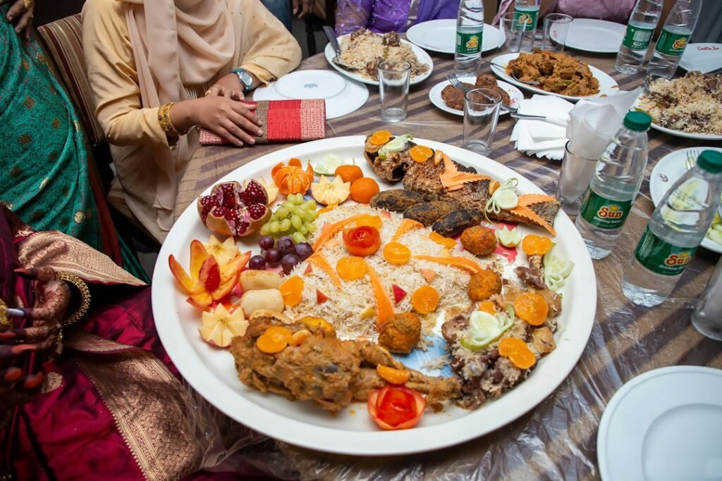 A traditional meal shaped by cultural or religious food restrictions