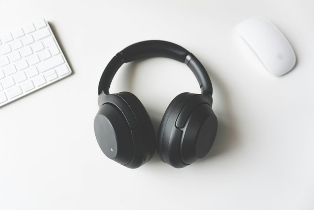 A controlled listening or acoustic-research setting, representing scientific investigation of how sound affects the body