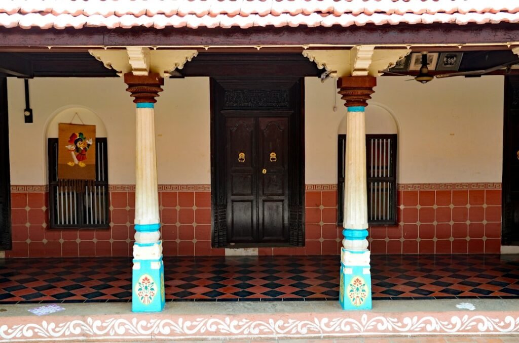 A traditional Indian courtyard house organized around ordered spatial relationships, relevant to Vastu concepts