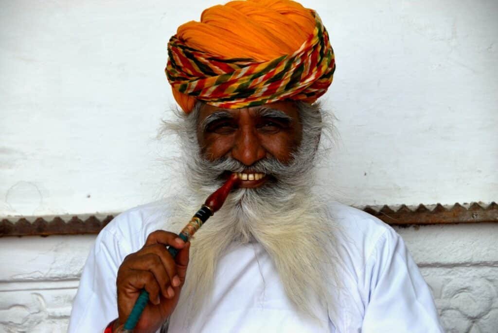 A tongue scraper used for daily oral cleaning, a longstanding practice in Indian hygiene traditions